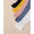 thumbnail image 5 of Infant Girls Clothes Baby Pants 5-Pack Leggings Toddler Casual Pants 6 9 12 18 24 Months 2T 3T Solid Color Pants White, 5 of 8
