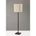 thumbnail image 3 of Adesso Estelle Floor Lamp, Antique Bronze, Light Brown Textured Fabric Shade, 3 of 5