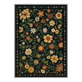 thumbnail image 3 of KUETH 8x10 Machine Washable Modern Floral Rug for Living Room, Large Soft Low Pile Non Slip Backing Area Rug, Midnight Navy Rug for Bedroom Dining Room Office, 3 of 5