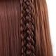 thumbnail image 2 of Cabeza de maniquí para peinado, 24 pulgadas Cabello para entrenar el cabello, Fibra sintética Cabeza de maniquí, Peluquero Cabezal de entrenamiento con abrazadera, Cosmetología Cabeza de mu?eca Ecomeon no, 2 of 6
