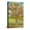 Pink Peach Tree in Blossom Reminiscence of Mauve, variant on Vincent Van Gogh Painting Van Gogh Thatched Sandstone Cottages in Chaponval Canvas Wall Art