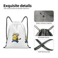 thumbnail image 4 of Pofeuu Minions for Water-Resistant 210D Drawstring Bag Compact Foldable Design Gym Yoga Travel Essentials Lightweight Carryall-Medium, 4 of 6