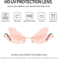 thumbnail image 4 of Gafas de sol sin montura para mujer, modernas, vintage y creativas., 4 of 5