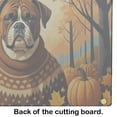 thumbnail image 5 of Carolines Treasures DAC1026LCB 15 x 12 in. Boxer Fall Glass Cutting Board - Large, 5 of 5