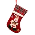 thumbnail image 2 of Oversized Plush Doll Christmas Stocking Gift Bag, Large Capacity Candy Treat Sack with Hanging Loop for Fireplace Mantel, Christmas Tree, Doorway and Holiday Party Display, Soft Plush Home Decor, 2 of 6