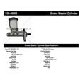 thumbnail image 4 of Centric Parts Brake Master Cylinder P/N:130.40003 Fits select: 1984-1986 HONDA CIVIC, 1983-1985 HONDA ACCORD, 4 of 4