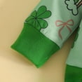 thumbnail image 5 of JUMEYU Cute Baby Boy Clothes Winter Toddler Boy Baby Clothes Fall Outfits Long Sleeve Sweatshirt Pants Winter Clothing 3 6 9 12 24 Months 2T 3T 4T (Green,3-6 Months), 5 of 6