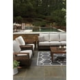 thumbnail image 6 of Signature Design by Ashley Paradise Trail Patio Sofa in Medium Brown, 6 of 10