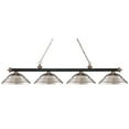 thumbnail image 3 of Z-Lite 200-4AS-SOB Riviera 4 Light Island/Billiard Light in Antique Silver with, 3 of 7