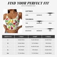 thumbnail image 6 of Lsque Cartoon Vegetables Printed Women'S Sports Bra, Compression, Moisture Wicking, High-Impact Sports Bra For Women,Supportive sports bra-Large, 6 of 9