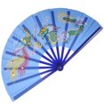 thumbnail image 1 of Vintage Dancing Fan Chinese Style Fan Kung Fu Performance Folding Fan Stage Prop, 1 of 7