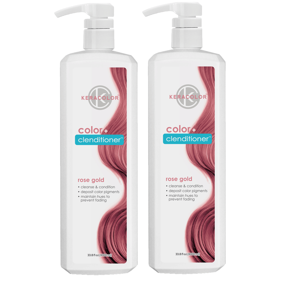 Keracolor Color Plus Clenditioner Rose Gold 33.8 Ounce 2 Pack Walmart