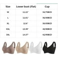 thumbnail image 4 of Yifare Invisible Lift Bra, Women's Solid Color Four Rows Adjustable Wireless Bra, Enhanced W Support Adjustment Bras, 4 of 8