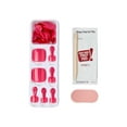 thumbnail image 2 of KISS imPRESS No Glue Needed Press On Nails, Color, Roundabout, Pink, Short Squoval, 24 Count, 2 of 6