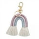 thumbnail image 1 of 6 Llaveros de Macramé con Forma de , Llaveros con Borlas para Mujeres Y Niñas, Cartera Colorida, Monedero, Adornos para Coche 6 piezas, 1 of 8
