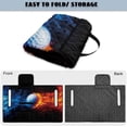 thumbnail image 6 of Pzuqiu Golf Cart Seat Covers, Compatible with Outdoor, Suitable for Club Car Pockets, Orange Blue Flame Golf, 6 of 9