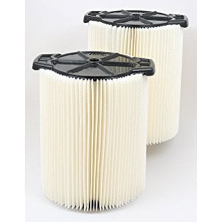 Ridgid VF4200 Genuine Replacement 1-Layer Everyday Dirt Wet/Dry Vac Filter for Ridgid 5-20 Gallon Vacuums (2 pack VF4000)