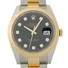 Authenticated Used Rolex Datejust Random Number 10P Diamond Men's Watch 126303G