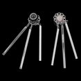 thumbnail image 4 of 5xstainless Steel Dangle Pendant Ear Plugs Tunnels Gauges Body Jewelry 6mm------Product code 72611, 4 of 5