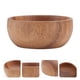 thumbnail image 5 of bandeja decorativa de madera para comida, plato de ensalada, plato de servicio para el hogar (marrón), 5 of 7