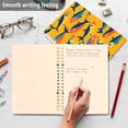 thumbnail image 4 of FORMRS 1-Subject Spiral Notebook 8" x 5" College Ruled 60 Refillable Sheet A5 Hard Cover, 2 Pack, Yellow Sardines Pattern, 4 of 7
