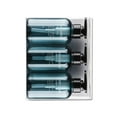 thumbnail image 3 of Injueey Paquete de 3 botellas de viaje PET 300ml vacías recargables a presión baño ducha baño dispensador cocina contenedor de líquido Juegos de accesorios de baño, 3 of 6