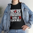 thumbnail image 7 of Never Underestimate An Old Man With A Black Belt Shirt, Karate Tee -ID: 663, 7 of 7