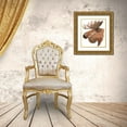 thumbnail image 3 of Saylor, Jeannine 12x13 Gold Ornate Wood Framed with Double Matting Museum Art Print Titled - Moose, 3 of 4