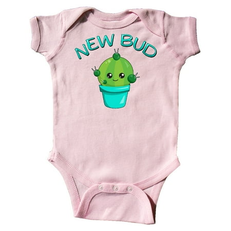 

Inktastic New Bud- cute baby cactus Gift Baby Boy or Baby Girl Bodysuit