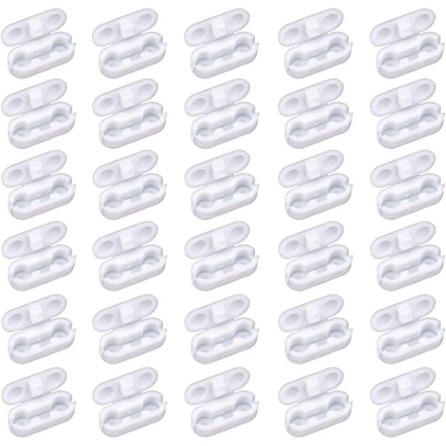 20 Packs Connecteur de Remplacement Chaîne de Store Vertical Boule de Chaîne de Store