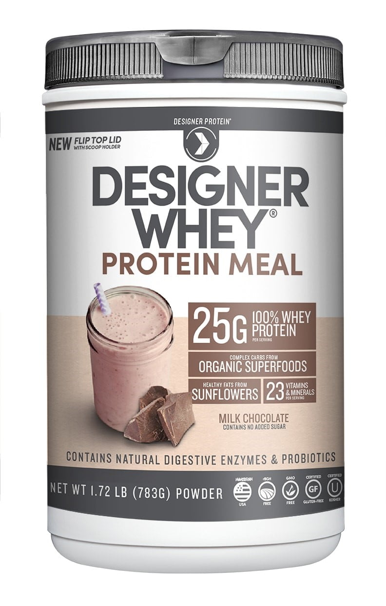 Designer Whey Protein Meal Replacement, Milk Chocolate, 1.72 Lb