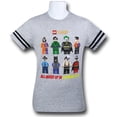 thumbnail image 2 of DC Lego Character Mix-Up Kids Athletic T-Shirt-Youth Medium (10-12), 2 of 7