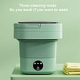 thumbnail image 4 of Homerr Portable Washing Machine Foldable Washing Machine Low Noise 6.5L Portable Foldable Detachable Drain Basket Baby Clothes Briefs Washing Mini Washer, 4 of 7