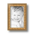 thumbnail image 2 of ArtToFrames 4" x 6" Gold with Star Picture Frame, 4x6 inch Gold Wood Poster Frame (WOM-4755), 1 Pack, 2 of 6