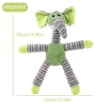 thumbnail image 3 of Unbreakable Dog toy, interactive Dog toys for Boredom, Plush toys for Dogs, 24 in Lime Green Elephant, Stuffed Animal Eyes, Dog Stuffed Animals Chew toy, Boredom Buster for Dogs,, 3 of 6