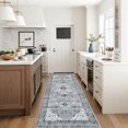 thumbnail image 1 of Boho Vintage Round Rug ft- Faux Wool Dreely Washable Area Rug Small Distressed Throw Rugs Floor Carpet for Door Mat Entryway Bedrooms Laundry (Round - ; Diameter Border ), 1 of 6