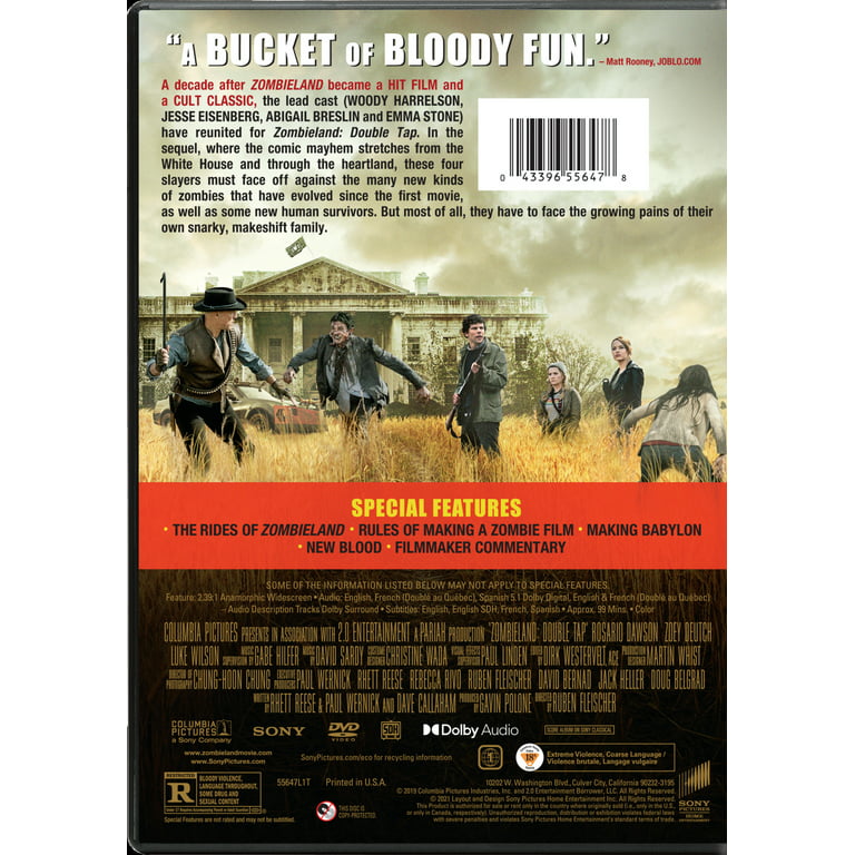 New Zombieland: Double Tap (Blu-ray / DVD + Digital) 43396562141