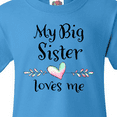 thumbnail image 4 of Inktastic My Big Sister Loves Me- Heart Youth T-Shirt, 4 of 5