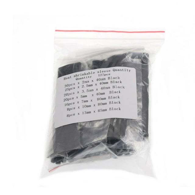 Methold 127 unids/set 7 tipos de tubos termorretráctiles de poliolefina retardante de llama, Kit surtido de accesorios Electrónica miscelánea