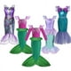 thumbnail image 2 of Vestido de la Sirenita Ariel para niña, conjunto de disfraz de sirena, ropa de fiesta de cumpleaños y Carnaval, 2 of 5