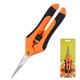 thumbnail image 1 of Orange Manual Garden Shears, Stainless Steel Garden Shears For Plants And Flowers, Flower Shears Straight Blade, Bonsai Shears For Florists, 1 of 5