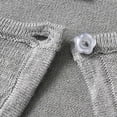 thumbnail image 4 of BXJX Girls Cropped Cardigans, Long Sleeve School Open Front Knitted Kids Fall Shrugs Gray Size 7-8 T, 4 of 7