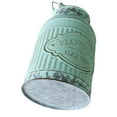 thumbnail image 2 of VANCORE Shabby Farmhouse Vase - Chic Metal Jug Flower Vase Pitcher Flower Holder French Bucket with Handle - Green, 2 of 6