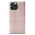 thumbnail image 4 of SaniMore for iPhone 15 Pro 6.1" 2023 Case [Magnetic Flip Full Protective Cover] Card Slots + Cash Pokcet + Kickstand + Retro Wear-resisitant PU Leather + Shockproof TPU Inner Business Shell, Rosegold, 4 of 10