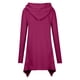 thumbnail image 5 of ICHUANYI Clearance Women Plus Size Casual Long Sleeve Loose Medium And Long Tops Hooded Sweatshirts Women Blouse(Hot Pink, L) ICHUANYI WER2023080916685, 5 of 8
