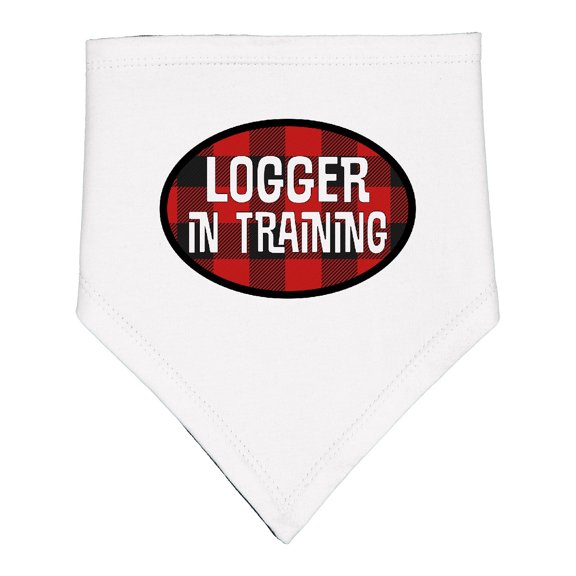 Inktastic Future Logger in Training Baby Bandana Bib