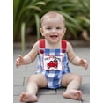 thumbnail image 6 of BemeyourBBs Baby Boys Rompers Independence Day Clothes Summer Overalls Jumpsuits, 6 of 9
