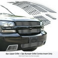 thumbnail image 3 of APS Compatible with Chevy Trailblazer SS 2006-2009 Stainless Steel SS Silver 8x6 Horizontal Billet Grille Insert Combo C61007A, 3 of 7