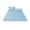 Sky Blue#55, variant on Ice Silk Mattress Topper, Cooling Bed Sheet Set for Dorms and Travel, Breathable Nylon Spandex, Gray, 3 Piece Set