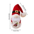 thumbnail image 4 of Esho Swedish Elf Dwarf Santa Dolls Plush Knit Christmas Gnomes Table Stand Decor, 4 of 8